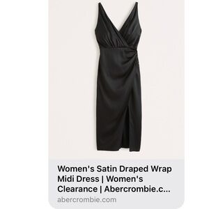 Abercrombie NWT satin dress